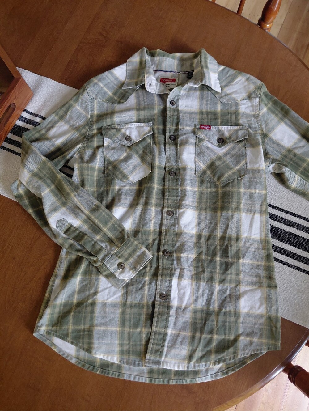 wranglers button down